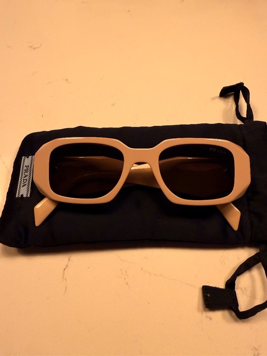 Prada PR 17WS Powder Sunglasses Purple Brown Lens main image 6